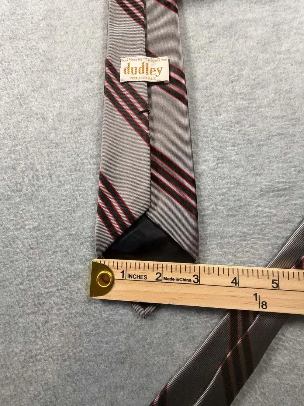Dudley Hillsdale Hand Made by Talbott All Silk Striped Necktie